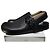 Loewe Black Grained Leather Anagram Clogs - view 13