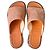 Ciabatte Loewe in pelle Tan Arancione - vista 17