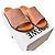 Ciabatte Loewe in pelle Tan Arancione - vista 8