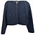 Autre Marque Chaqueta Ballsey Square Quilt Dobby sin cuello Negro - vista 5