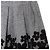 Autre Marque Falda acampanada M'S GRACY con estampado Flower Flocky y cinta Negro - vista 3