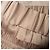 Autre Marque Gonna lunga a balzi sovrapposti Diagram 24AW Beige - vista 4
