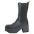 Botas Chelsea de piel Max Mara WEEKEND Negro - vista 2