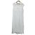 Autre Marque Vestido largo sin mangas Diagram Diagram Blanco