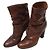 Autre Marque Botas curtas de couro Michel Vivien Marrom