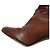 Autre Marque Botas curtas de couro Michel Vivien Marrom - vista 10