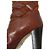 Autre Marque Botas curtas de couro Michel Vivien Marrom - vista 12