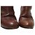 Autre Marque Botas curtas de couro Michel Vivien Marrom - vista 6