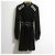 Autre Marque PAMEO POSE Velor Mandarin Mini Kleid Velor Kleid Grün Khaki - Ansicht 3