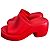 Salvatore Ferragamo Sandali Platform Rossi Rosso - vista 11