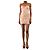 Magda Butrym Rosa geblümtes Mini-Kleid mit Rüschen - Größe UK 8 Pink