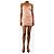 Magda Butrym Rosa geblümtes Mini-Kleid mit Rüschen - Größe UK 8 Pink - Ansicht 3