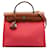 Hermès Red Toile Herbag Zip 31 Rosso  - vista 1