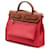 Hermès Red Toile Herbag Zip 31 Rosso  - vista 2
