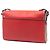 Borsa a tracolla Henham in pelle rossa e tela House Check Burberry Rosso - vista 2