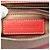 Borsa a tracolla Henham in pelle rossa e tela House Check Burberry Rosso - vista 5