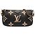 Louis Vuitton Multi Pochette Accessoires aus Empreinte Monogram Giant Leder zweifarbig schwarz