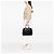 Tote Prada Black Saffiano Vernice Trimmed Tessuto Parabole Nero - vista 7