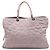 Chanel Pink Large CC gesteppter Denim Tote