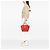 Luggage Céline Borsa Tote Celine Orange Micro in pelle Rosso Arancione - vista 7
