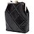Clutch Chanel Black Small CC Quilted Lambskin Kisslock Frame Negro - vista 2