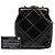 Clutch Chanel Black Small CC Quilted Lambskin Kisslock Frame Negro - vista 7