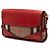 Borsa a tracolla Abbott in pelle rossa e tela House Check di Burberry Rosso - vista 2