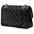 Chanel Black Small Classic Lambskin Double Flap Nero - vista 2