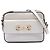 Borsa a tracolla Gucci White Small Leather Horsebit 1955 Bianco