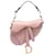 Borsa Saddle Dior in capretto micro marrone Carne