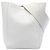 Céline Borsa a secchiello Seau Sangle in pelle di vitello a grana morbida bianca Celine Small Bianco