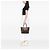Louis Vuitton Marrone Damier Ebene Neverfull MM - vista 7