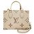 Louis Vuitton Beige Bicolor Monogram Empreinte Giant Onthego PM