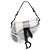 Borsa Saddle Dior bianca in pelle di vitello con paillettes e perline Bianco