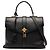 Louis Vuitton Rose Des Vents MM en piel de becerro granulada y lisa negra Negro