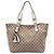 Gucci Beige Medium GG Canvas Icon Bit Tote