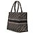 Tote Book in tela ricamata Oblique blu di Dior, misura Medium Blu navy - vista 2