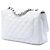 Chanel White Jumbo Classic Caviar Single Flap Bianco - vista 2