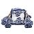 Borsa a secchiello Dior Blue Canvas Embroidered Reve d Infini D Bubble - vista 3