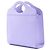 Mini Tote da taschino in pelle viola Burberry Porpora Lavanda - vista 2