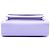 Mini Tote da taschino in pelle viola Burberry Porpora Lavanda - vista 3