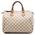 Louis Vuitton White Damier Azur Speedy 30 Branco