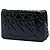 Chanel Black CC gesteppte Patentleder Wallet On Chain Schwarz - Ansicht 2