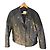 Sandro Paris Lederjacke Biker-Stil Schwarz