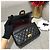 Chanel 2.55 Piccola Borsa a Catena in Pelle Matelassé Nera Nero - vista 6