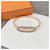 Bracelet Hermès Attelage Or Rose et Diamants Doré  - vue 2