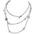 Collana Piaget Rose Series of Countess in tormalina rosa e diamanti Argento