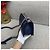 Chanel Le Boy Small V-Striped Pelle Blu Scuro - vista 2