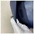 Chanel Le Boy Small V-Striped Pelle Blu Scuro - vista 7