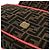 Fendi Bolso de Hombro Tote Baguette Medium Castaño - vista 8